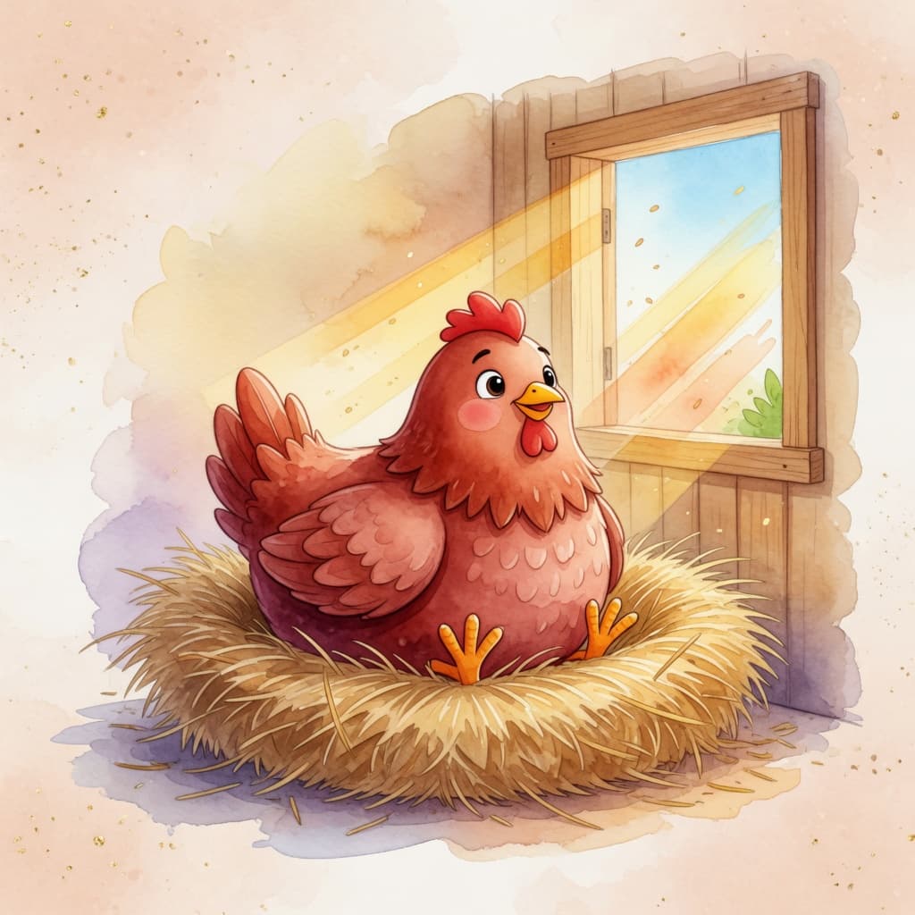 A Hen and Her Eggs