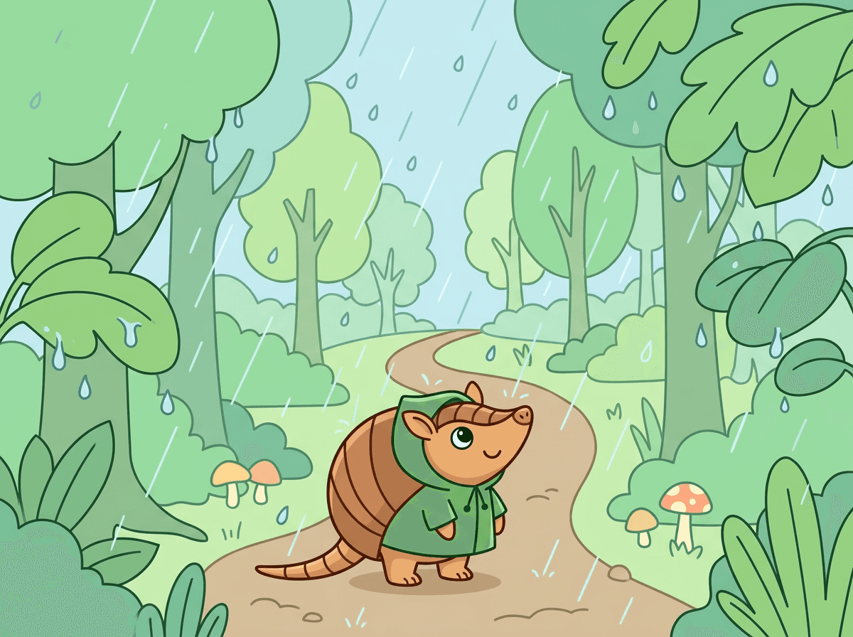 Dillo and the Rainy Day Trail