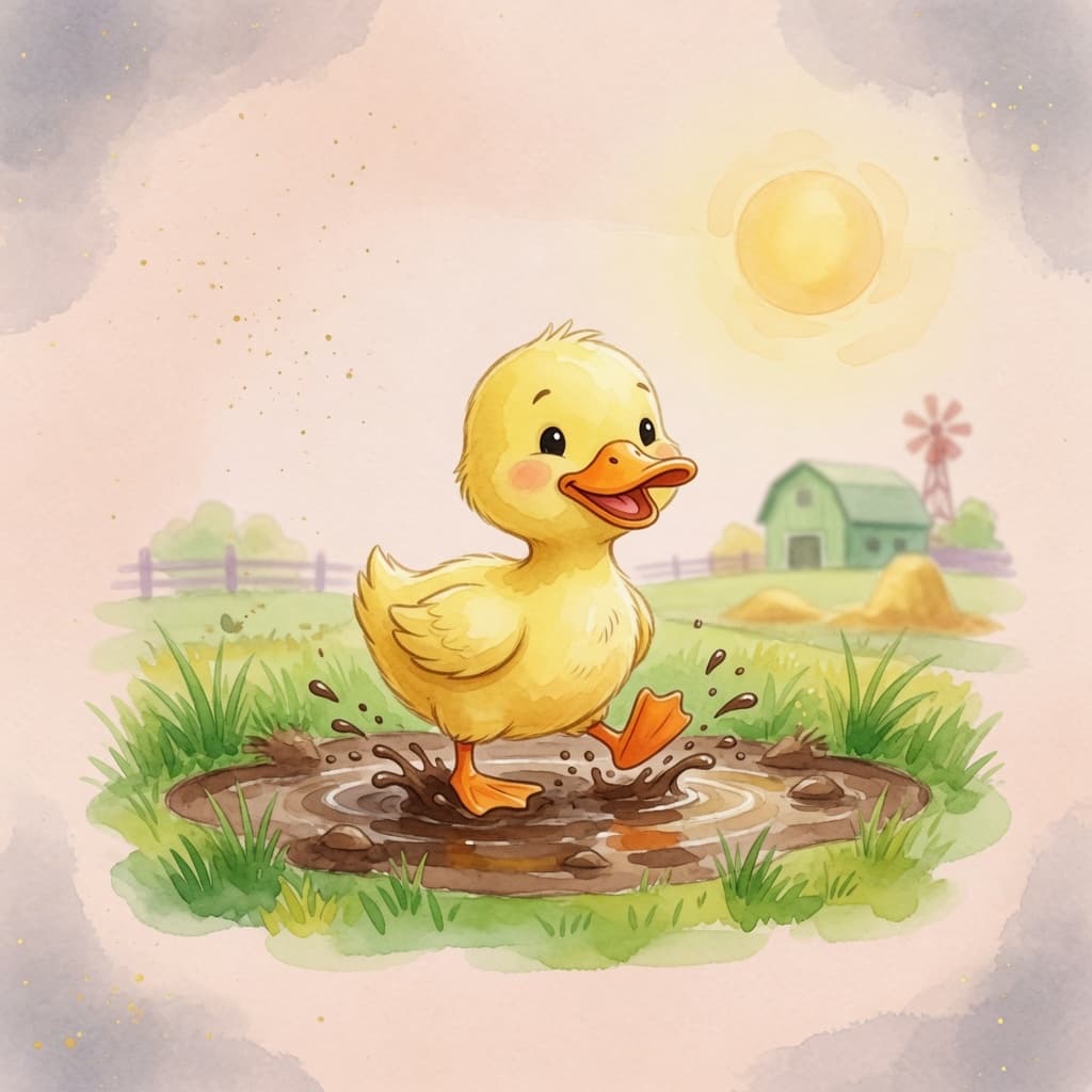 Dottie Duck Likes Mud