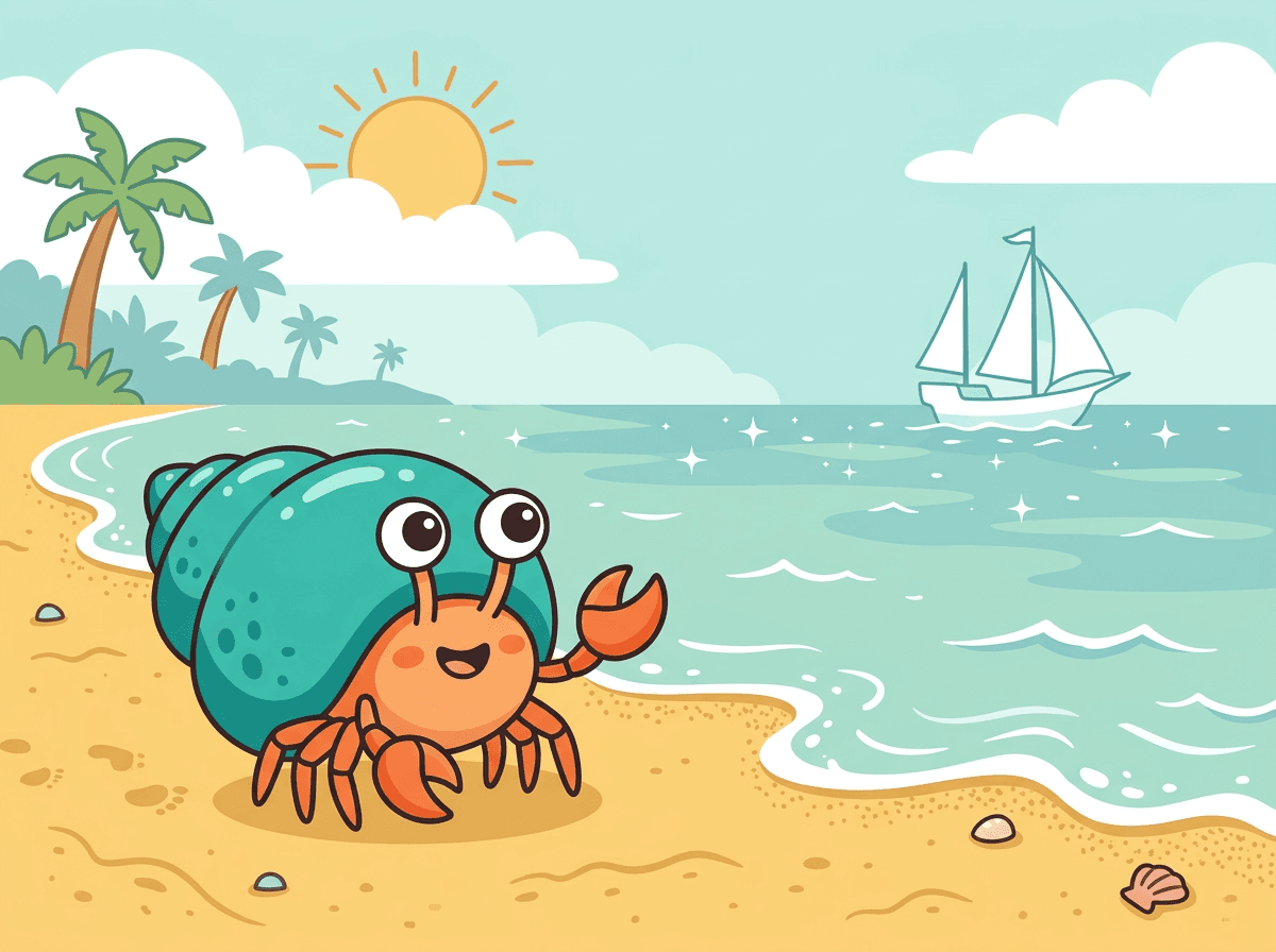 Shelly Sees the Ship!