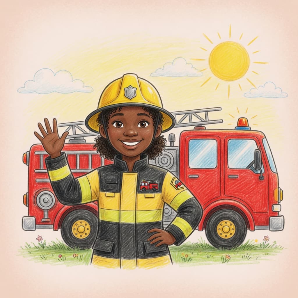 The Firefighter Helped Us